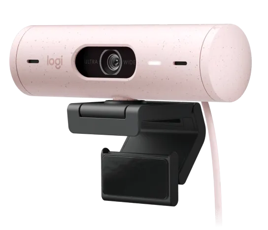 Webcam Logitech Brio 500 - Webcam họp trực tuyến Full HD 1080p USB-C