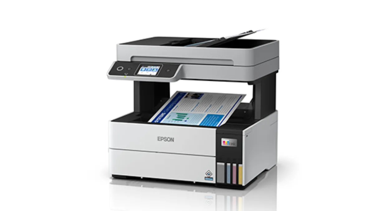 Kết nối Ethernet USB và cổng FAX LINE phía sau Epson ET-4850