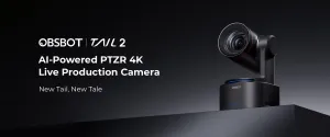 Camera PTZ OBSBOT Tail 2 AI PTZR 4K Live Production