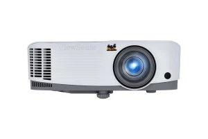 Máy chiếu ViewSonic SP16 góc nghiêng trước - thân máy trắng gọn nhẹ 2.2kg