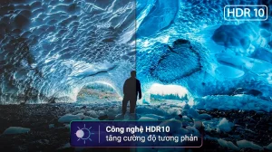 Tivi Aqua AQT65S80EUX màn QLED Quantum Dot màu sắc rực rỡ, hỗ trợ HDR10
