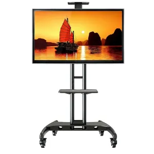 Chân tivi di động NB AVA1500-60-1P North Bayou khung sắt - giá treo tivi 32-75 inch tải 45,5kg có bánh xe