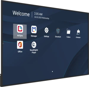 Màn hình quảng cáo ViewSonic CDE8631-1C 86 inch 4K UHD - góc nghiêng phải