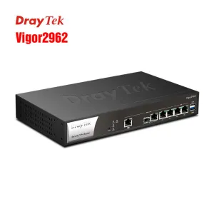 Router cân bằng tải DrayTek Vigor2962 - Dual-WAN 2.5GbE, 200 VPN