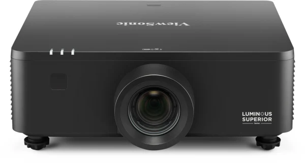 Máy chiếu ViewSonic LS950-4K Laser 4K UHD 7100 ANSI Lumens - mặt trước, ống kính zoom quang 1.6x, dòng Luminous Superior