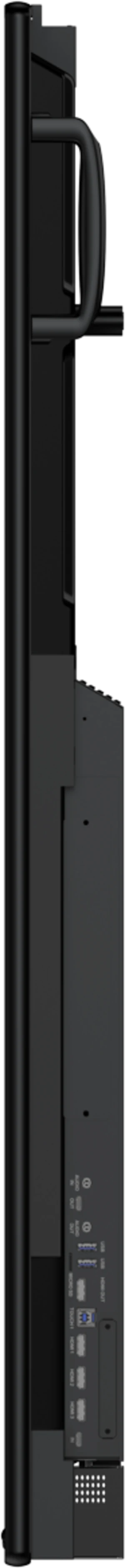 ViewSonic IFP7563-1C mặt bên trái - dày 79.1mm slim profile