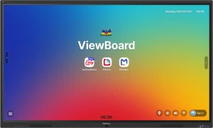 ViewSonic IFP7541 mặt chính diện - màn cảm ứng 64 điểm EDLA Android 16