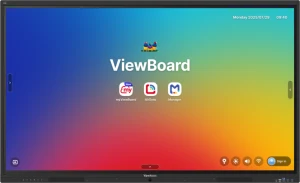 ViewSonic IFP6541 mặt chính diện - màn cảm ứng 64 điểm EDLA Android 16