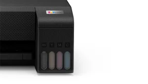 Epson L1216 mở nắp bình mực EcoTank đổ mực chai 003 chống tràn