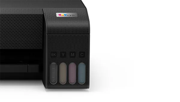 Epson L1216 mở nắp bình mực EcoTank đổ mực chai 003 chống tràn