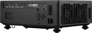 Cụm cổng và lens shift máy chiếu ViewSonic LS960WU - HDBaseT truyền tín hiệu xa 100m, motorized zoom/focus/keystone