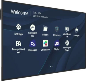 Màn hình quảng cáo ViewSonic CDE7530 75 inch 4K UHD - góc nghiêng phải