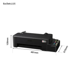 Kích thước máy in Epson L121 chỉ 461 x 215 x 130 mm siêu nhỏ gọn