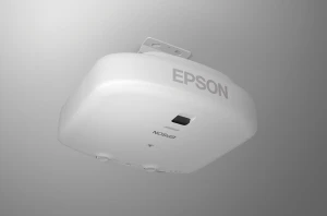 Máy chiếu cũ Epson EB-G6770WU treo trần với giá đỡ