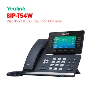 Điện thoại IP Yealink SIP-T54W - Điện thoại VoIP cao cấp màn màu, WiFi & Bluetooth