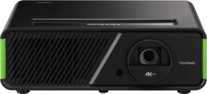 Máy chiếu ViewSonic X1-4K PRO mặt trước - ống kính 4K HDR, loa Harman Kardon, Google TV tích hợp