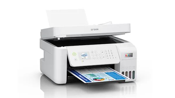 Epson L5296 mặt trên nắp scanner ADF bảng điều khiển LCD màu