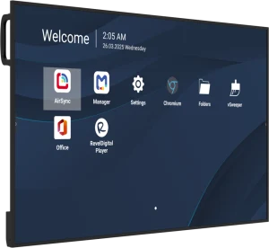 Màn hình quảng cáo ViewSonic CDE5531-1C 55 inch 4K UHD - góc nghiêng phải