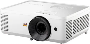 Máy chiếu ViewSonic PA700W góc nghiêng trái - thân máy trắng, độ sáng cao 4500 lumens