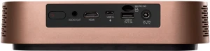 Cụm cổng máy chiếu ViewSonic M2W nhìn thẳng - HDMI 1.4, USB-C, USB-A 5V/1.5A, Audio Out 3.5mm, Micro SD