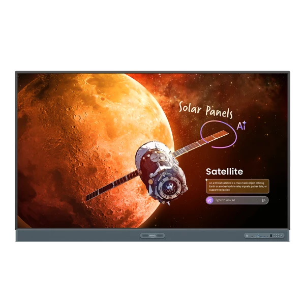 Màn hình tương tác BenQ Board Pro RP7505 75 inch 4K UHD Android 15 EDLA chính diện