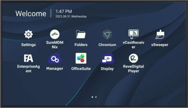 Màn hình quảng cáo ViewSonic CDE7530 75 inch 4K UHD - mặt trước