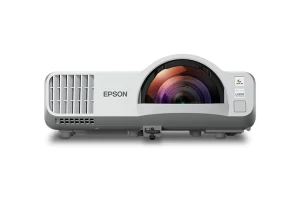 Máy chiếu Epson EB-L210SF Full HD Laser chiếu gần chính hãng - chính diện ống kính 3LCD