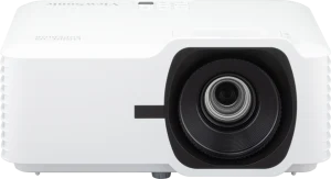 Máy chiếu ViewSonic LSD500HD Laser Full HD 5500 ANSI Lumens - mặt trước, ống kính zoom quang 1.3x