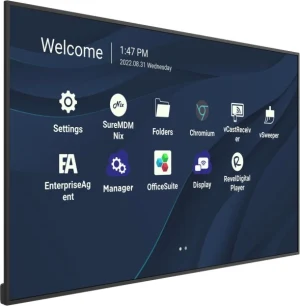 Màn hình quảng cáo ViewSonic CDE5530 55 inch 4K UHD - góc nghiêng phải