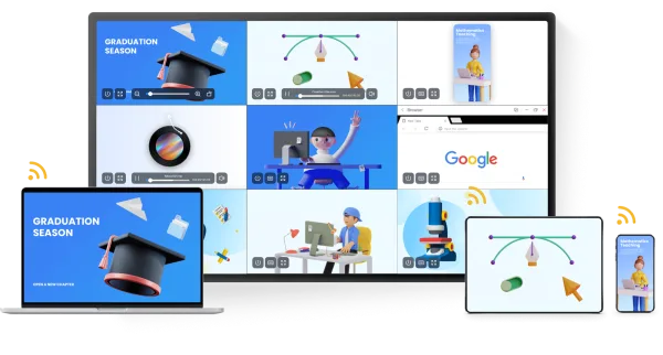 ViewSonic IN7521C-1C chia sẻ màn hình không dây AirPlay Chromecast