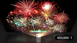 LG CineBeam S PU615U 450.000:1 contrast - đen sâu, vùng tối chi tiết