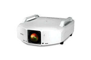 Máy chiếu Epson EB-Z11000W góc nghiêng trái - thân máy trắng WXGA, ống kính rời