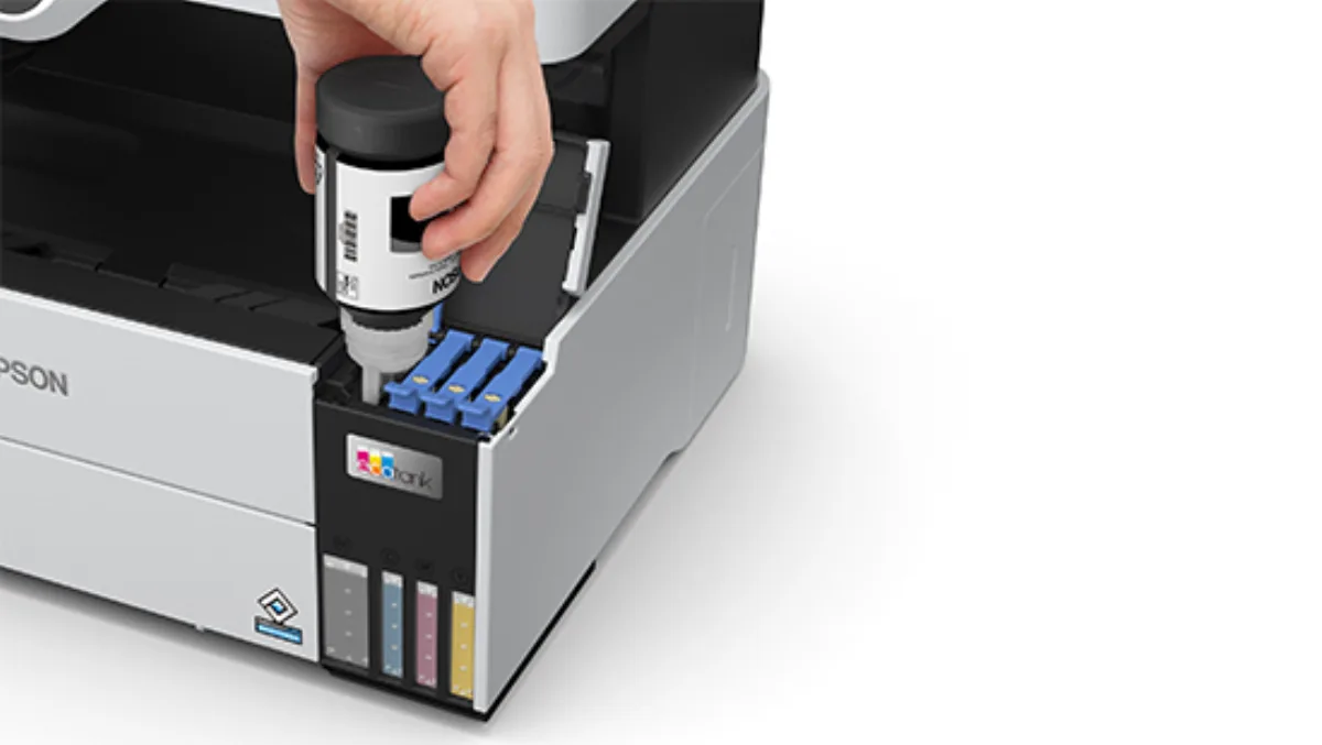 Màn hình cảm ứng 2.4 inch trên Epson ET-4850 điều khiển Fax scan copy