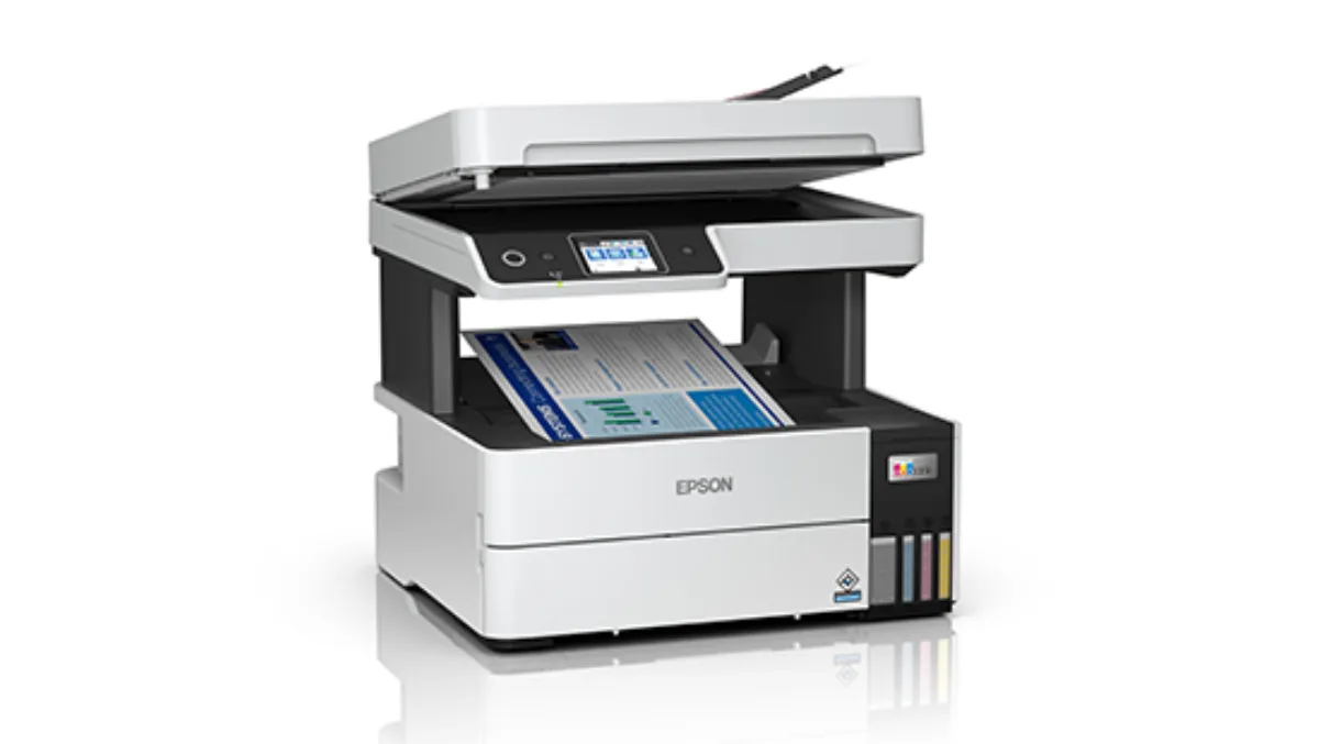 Epson ET-3850 thiết kế gọn gàng với ADF 30 tờ phía trên