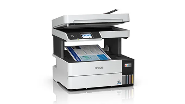Epson ET-3850 thiết kế gọn gàng với ADF 30 tờ phía trên