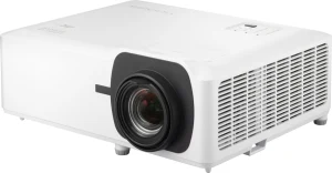 Máy chiếu ViewSonic LS901-4K góc nghiêng trái - thân trắng, nguồn sáng Phosphor Laser thế hệ 3