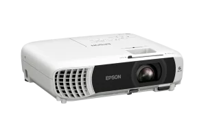 Máy chiếu Epson EB-W55 góc nghiêng - khoang ống kính + bộ tản nhiệt