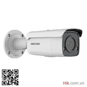 Camera IP Hikvision DS-2CD2T47G2-L 4MP ColorVu thân trụ, có màu ban đêm