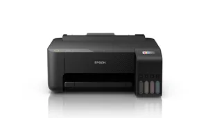 Máy in phun màu Epson EcoTank L1216 mặt trước bình mực tích hợp