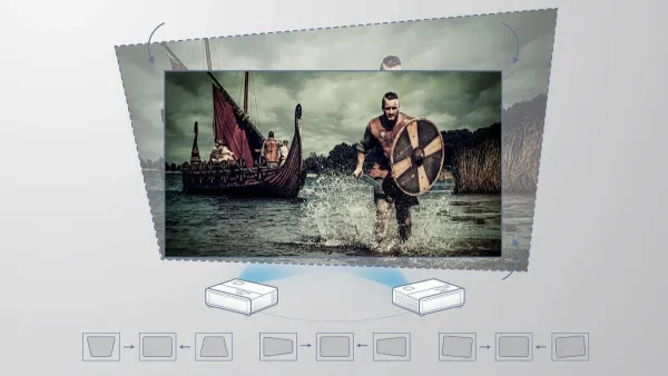 BenQ TK710STi - Chỉnh keystone 3D tự động