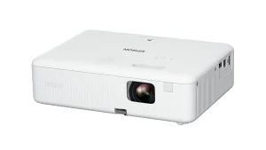 Epson CO-FH01 góc nghiêng phải - cổng HDMI, USB-A và USB-B bên hông máy