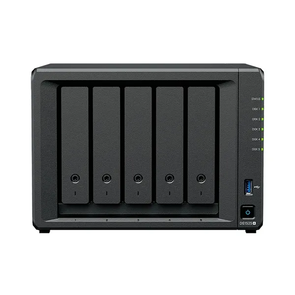 Synology DS1525+ - Thiết bị lưu trữ NAS 5-bay AMD Ryzen 2.5GbE cho doanh nghiệp