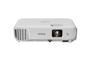 Máy chiếu Epson EB-E01 mặt trên - bảng điều khiển + lens manual focus