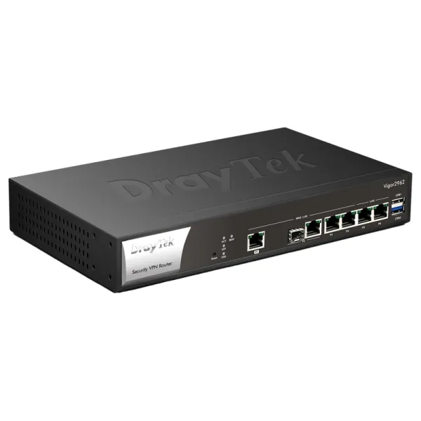 Router cân bằng tải DrayTek Vigor2962 - Dual-WAN 2.5GbE, 200 VPN