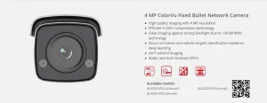 Camera IP Hikvision DS-2CD2T47G2-L 4MP ColorVu thân trụ, có màu ban đêm