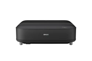 Epson EH-LS670B góc nghiêng - thiết kế Laser TV màu đen sang trọng