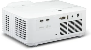 Máy chiếu ViewSonic LSD400W góc nghiêng sau trái - cụm cổng kết nối dual HDMI