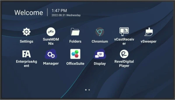 Màn hình quảng cáo ViewSonic CDE8630 86 inch 4K UHD chính hãng - mặt trước
