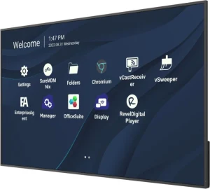 Màn hình quảng cáo ViewSonic CDE5530 55 inch 4K UHD - góc nghiêng trái