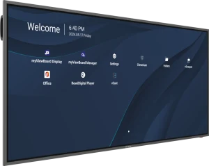 Màn hình họp ViewSonic CDE92UW góc nghiêng phải - màn siêu rộng 92 inch